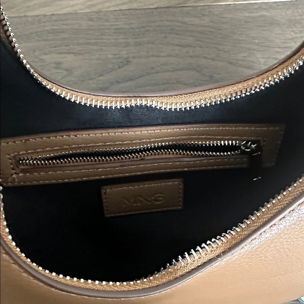 MANGO Leather-Effect Shoulder Bag, Faux Leather Bag - Picture 5 of 9
